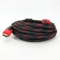 Кабель HDMI - HDMI 10m посилений в обмотці 10м шнур Кабель HDMI - HDMI 10m посилений в обмотці 10м шнур