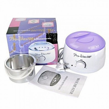 Воскоплав з терморегулятором PRO-WAX 100 для воску в банці, в гранулах, таблетках 400 мл Воскоплав з терморегулятором PRO-WAX 100 для воску в банці, в гранулах, таблетках 400 мл