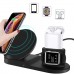 Док-станція зарядна станція Wireless fast charger 3 в 1 Док-станція зарядна станція Wireless fast charger 3 в 1