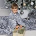 Плед, що світиться в темряві, плюшеве покривало Blanket kids Magic Star 150х100 см флісова ковдра. Колір: сірий Плед, що світиться в темряві, плюшеве покривало Blanket kids Magic Star 150х100 см флісова ковдра. Колір: сірий
