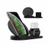Док-станція зарядна станція Wireless fast charger 3 в 1 Док-станція зарядна станція Wireless fast charger 3 в 1