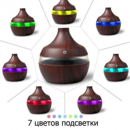 Зволожувач повітря аромадифузор HLV Air Purifier KPY-25S Dark Wooden з підсвічуванням. Колір: темне дерево Зволожувач повітря аромадифузор HLV Air Purifier KPY-25S Dark Wooden з підсвічуванням. Колір: темне дерево