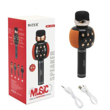 Бездротовий мікрофон караоке блютуз WSTER WS-2911 Bluetooth динамік. Колір: помаранчевий Бездротовий мікрофон караоке блютуз WSTER WS-2911 Bluetooth динамік. Колір: помаранчевий
