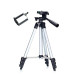 Штатив для телефону та фотоапарата Tripod 3110 PRO портативний трипод 0,35-1.02м висота. Колір: срібний Штатив для телефону та фотоапарата Tripod 3110 PRO портативний трипод 0,35-1.02м висота. Колір: срібний