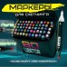 Набір маркерів для малювання Touch 80 шт./уп. двосторонні професійні фломастери для художників Набір маркерів для малювання Touch 80 шт./уп. двосторонні професійні фломастери для художників