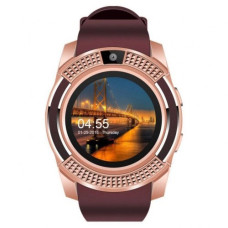 Розумні смарт-годинник Smart Watch V8. Колір: коричневый Розумні смарт-годинник Smart Watch V8. Колір: коричневый