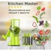 Овочерізка мультислайсер Tabletop Drum Grater Kitchen Master Терка для овочів та фруктів 3 насадки. Колір: зелений Овочерізка мультислайсер Tabletop Drum Grater Kitchen Master Терка для овочів та фруктів 3 насадки. Колір: зелений