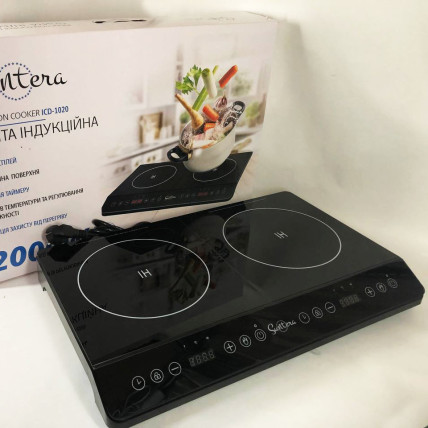 Електроплита індукційна інфрачервона Suntera ICD-1020 з дисплеєм LED (2000 Вт) Електроплита індукційна інфрачервона Suntera ICD-1020 з дисплеєм LED (2000 Вт)