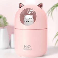 Зволожувач повітря Humidifier H2O Cat USB із котиком на 300мл. Колір: рожевий Зволожувач повітря Humidifier H2O Cat USB із котиком на 300мл. Колір: рожевий
