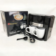 Крапельна кавоварка Domotec MS-0708 500 Вт з двома чашками Крапельна кавоварка Domotec MS-0708 500 Вт з двома чашками