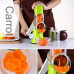 Овочерізка мультислайсер Tabletop Drum Grater Kitchen Master Терка для овочів та фруктів 3 насадки. Колір: зелений Овочерізка мультислайсер Tabletop Drum Grater Kitchen Master Терка для овочів та фруктів 3 насадки. Колір: зелений