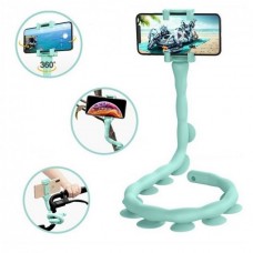 Гнучкий тримач для телефону з універсальними присосками Cute Worm Lazy Holder. Колір блакитний Гнучкий тримач для телефону з універсальними присосками Cute Worm Lazy Holder. Колір блакитний
