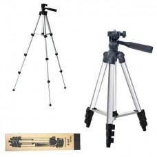 Штатив для телефону та фотоапарата Tripod 3110 PRO портативний трипод 0,35-1.02м висота. Колір: срібний Штатив для телефону та фотоапарата Tripod 3110 PRO портативний трипод 0,35-1.02м висота. Колір: срібний