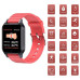 Смарт годинник Smart Watch T96 стильний із захистом від вологи та пилу з вимірюванням температура тіла. Колір: червоний Смарт годинник Smart Watch T96 стильний із захистом від вологи та пилу з вимірюванням температура тіла. Колір: червоний