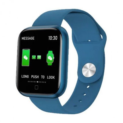 Smart Watch T80S, два браслети, температура тіла, тиск, оксиметр. Колір: синій Smart Watch T80S, два браслети, температура тіла, тиск, оксиметр. Колір: синій