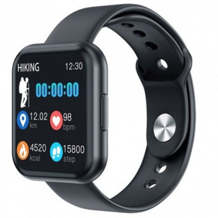 Смарт-годинник Smart Watch T88 Спортивний з пульсометром, тонометром, два браслети. Колір: чорний Смарт-годинник Smart Watch T88 Спортивний з пульсометром, тонометром, два браслети. Колір: чорний