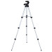 Штатив для телефону та фотоапарата Tripod 3110 PRO портативний трипод 0,35-1.02м висота. Колір: срібний Штатив для телефону та фотоапарата Tripod 3110 PRO портативний трипод 0,35-1.02м висота. Колір: срібний