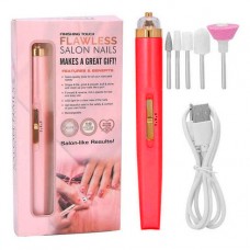 Фрезер для манікюру та педикюру Flawless Salon Nails, машинка для зняття манікюру. Колір: червоний Фрезер для манікюру та педикюру Flawless Salon Nails, машинка для зняття манікюру. Колір: червоний