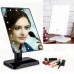 Дзеркало для макіяжу з 16 LED підсвічуванням Mirror White. Колір: чорний Дзеркало для макіяжу з 16 LED підсвічуванням Mirror White. Колір: чорний