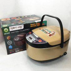 Мультиварка Rainberg RB-6207 З Фритюрницею, 12 Програм, скороварка пароварка мультиварка. Колір бежевий Мультиварка Rainberg RB-6207 З Фритюрницею, 12 Програм, скороварка пароварка мультиварка. Колір бежевий