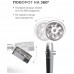 Душова турболейка високого тиску, водозберігаюча насадка для душу з вентилятором з унікальним малюнком води. Колір: срібний Душова турболейка високого тиску, водозберігаюча насадка для душу з вентилятором з унікальним малюнком води. Колір: срібний