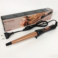 Щипці-плойка Satori SS-3510-BL, Прилад для завивки волосся, Маленька плойка, Стайлер для завивки Щипці-плойка Satori SS-3510-BL, Прилад для завивки волосся, Маленька плойка, Стайлер для завивки