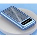 Портативний зарядний пристрій на 10000mAh, Power Bank на сонячній батареї, заряджання. Колір: синій Портативний зарядний пристрій на 10000mAh, Power Bank на сонячній батареї, заряджання. Колір: синій