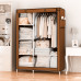 Шафа складна тканинна STORAGE WARDROBE KM-105 на 2 секції | Шафа розбірна з тканини | органайзер для одягу (106х45х170). Колір: коричневий Шафа складна тканинна STORAGE WARDROBE KM-105 на 2 секції | Шафа розбірна з тканини | органайзер для одягу (106х45х170). Колір: коричневий