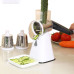 Овочерізка мультислайсер Tabletop Drum Grater Kitchen Master Терка для овочів та фруктів 3 насадки. Колір: білий Овочерізка мультислайсер Tabletop Drum Grater Kitchen Master Терка для овочів та фруктів 3 насадки. Колір: білий