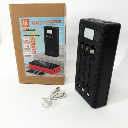 Портативна мобільна зарядка (Павербанк) POWER BANK SOLAR 60000MAH, переносний акумулятор для телефону Портативна мобільна зарядка (Павербанк) POWER BANK SOLAR 60000MAH, переносний акумулятор для телефону