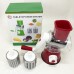Овочерізка мультислайсер Tabletop Drum Grater Kitchen Master Терка для овочів та фруктів 3 насадки. Колір: червоний Овочерізка мультислайсер Tabletop Drum Grater Kitchen Master Терка для овочів та фруктів 3 насадки. Колір: червоний