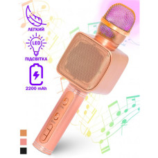 Караоке Мікрофон Magic Karaoke YS-68 Bluetooth Колонка 2в1 з голограмою LED Відлуння Мембраної Бездротової. Колір: рожевий Караоке Мікрофон Magic Karaoke YS-68 Bluetooth Колонка 2в1 з голограмою LED Відлуння Мембраної Бездротової. Колір: рожевий
