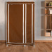 Шафа складна тканинна STORAGE WARDROBE KM-105 на 2 секції | Шафа розбірна з тканини | органайзер для одягу (106х45х170). Колір: коричневий Шафа складна тканинна STORAGE WARDROBE KM-105 на 2 секції | Шафа розбірна з тканини | органайзер для одягу (106х45х170). Колір: коричневий