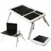 Складаний столик для ноутбука LD-09 E-Table, столик з охолодженням 2 USB кулера