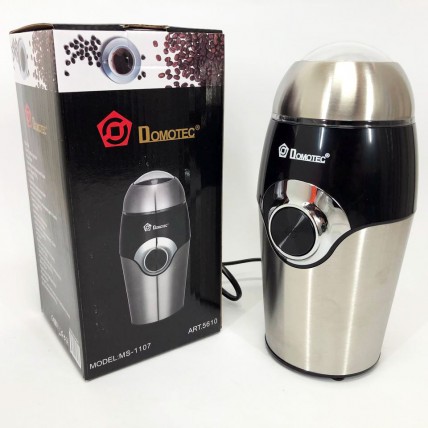Кавомолка DOMOTEC MS-1107 Сіра (150Вт, 50г) Кавомолка DOMOTEC MS-1107 Сіра (150Вт, 50г)