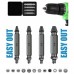 Набір біт екстракторів для викручування шурупів і болтів Easy Out Tool Набір біт екстракторів для викручування шурупів і болтів Easy Out Tool