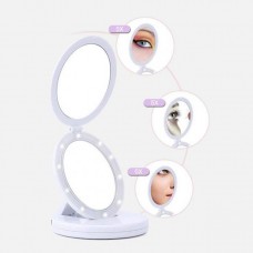Дзеркало для макіяжу Large Mirror з LED-підсвічуванням, дзеркало для макіяжу, що світиться. Колір: білий Дзеркало для макіяжу Large Mirror з LED-підсвічуванням, дзеркало для макіяжу, що світиться. Колір: білий