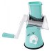 Овочерізка мультислайсер Tabletop Drum Grater Kitchen Master Терка для овочів та фруктів 3 насадки. Колір: блакитний Овочерізка мультислайсер Tabletop Drum Grater Kitchen Master Терка для овочів та фруктів 3 насадки. Колір: блакитний