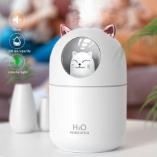 Зволожувач повітря Humidifier H2O Cat USB із котиком на 300мл. Колір: білий Зволожувач повітря Humidifier H2O Cat USB із котиком на 300мл. Колір: білий