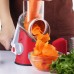 Овочерізка мультислайсер Tabletop Drum Grater Kitchen Master Терка для овочів та фруктів 3 насадки. Колір: червоний Овочерізка мультислайсер Tabletop Drum Grater Kitchen Master Терка для овочів та фруктів 3 насадки. Колір: червоний