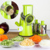 Овочерізка мультислайсер Tabletop Drum Grater Kitchen Master Терка для овочів та фруктів 3 насадки. Колір: зелений Овочерізка мультислайсер Tabletop Drum Grater Kitchen Master Терка для овочів та фруктів 3 насадки. Колір: зелений
