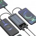 Портативний зарядний пристрій на 10000mAh, Power Bank на сонячній батареї, заряджання. Колір: чорний Портативний зарядний пристрій на 10000mAh, Power Bank на сонячній батареї, заряджання. Колір: чорний