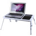 Складаний столик для ноутбука LD-09 E-Table, столик з охолодженням 2 USB кулера