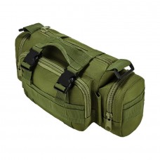 Сумка - підсумк тактична поясна Tactical військова, сумка нагрудна з ременем на плече 5 літрів кордура хакі Сумка - підсумк тактична поясна Tactical військова, сумка нагрудна з ременем на плече 5 літрів кордура хакі
