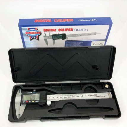 Електронний цифровий Штангенциркуль Digital Caliper 0-150 мм з LCD дисплеєм у кейсі мікрометр електронний Електронний цифровий Штангенциркуль Digital Caliper 0-150 мм з LCD дисплеєм у кейсі мікрометр електронний