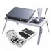 Складаний столик для ноутбука LD-09 E-Table, столик з охолодженням 2 USB кулера