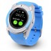 Розумний смарт-годинник Smart Watch V8. Колір: синій
