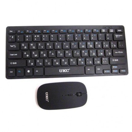 Бездротова клавіатура IOS з мишкою Keyboard Wireless 901. Колір: чорний Бездротова клавіатура IOS з мишкою Keyboard Wireless 901. Колір: чорний