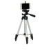 Штатив для телефону та фотоапарата Tripod 3110 PRO портативний трипод 0,35-1.02м висота. Колір: срібний Штатив для телефону та фотоапарата Tripod 3110 PRO портативний трипод 0,35-1.02м висота. Колір: срібний