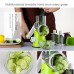 Овочерізка мультислайсер Tabletop Drum Grater Kitchen Master Терка для овочів та фруктів 3 насадки. Колір: зелений Овочерізка мультислайсер Tabletop Drum Grater Kitchen Master Терка для овочів та фруктів 3 насадки. Колір: зелений
